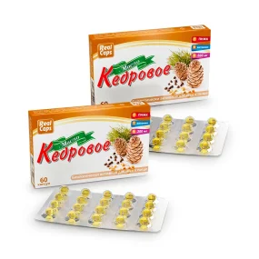 Zedernnussöl-Kapseln, 60 Stück х 2 Zedernnussöl-Kapseln, 60 Stück х 2