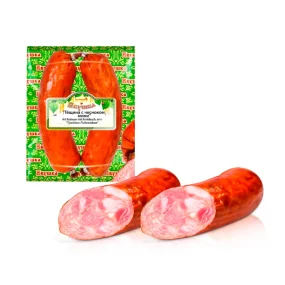 Колбаса - Тёщина с чесноком, свиная мини, Lackmann, 400 г