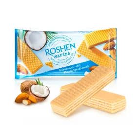 Waffeln mit Kokos- und Mandelgeschmack, Roshen, 216 g