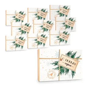 Подарочная коробка - С Новым Годом, картон, 16 х 23 х 7,5 см, 10 шт.