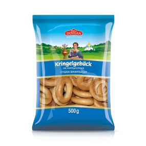 Kringelgebäck mit Vanillegeschmack, Dovgan, 500 g Kringelgebäck mit Vanillegeschmack, Dovgan, 500 g