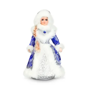 Figur - Schneewittchen, im blauen Pelzmantel, 35 cm Figur - Schneewittchen, im blauen Pelzmantel, 35 cm