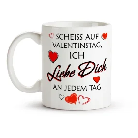 Tasse - Liebe Dich, Keramik, 330 ml