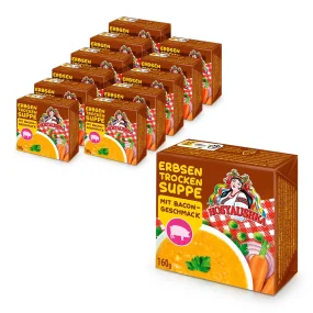 Erbsensuppe mit Bacongeschmack, Hosyaushka, 12 х 160 g