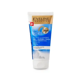 Gel-Peeling-Maske für das Gesicht - Aktive Reinigung, 8 in 1, Facemed+, Eveline, 150 ml  Gel-Peeling-Maske für das Gesicht - Aktive Reinigung, 8 in 1, Facemed+, Eveline, 150 ml