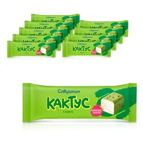 Quarkriegel in Glasur- Kaktus mit Marshmallow-Geschmack, Savuschkin, 10 х 40 g