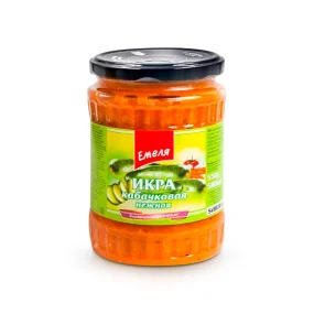 Икра кабачковая - Нежная, Емеля,550 г Икра кабачковая - Нежная, Емеля,550 г