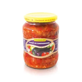 Салат из баклажан с овощами, Steinhauer, 640 г Салат из баклажан с овощами, Steinhauer, 640 г