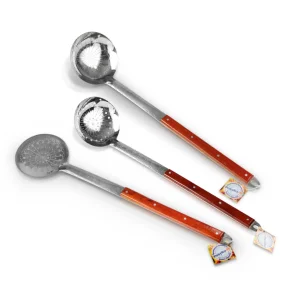 Набор узбекский  для плова, шумовка 2 шт. + поварёшка 1 шт., 64 см