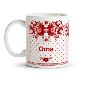 Кружка - Oma, Fröhliche Ostern, керамика, 330 мл