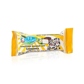 Quarkriegel in Glasur, mit Kondensmilch, 33 korovy, 38 g Quarkriegel in Glasur, mit Kondensmilch, 33 korovy, 38 g