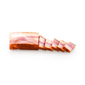 Schweinebauch mit Knoblauch, gepökelt, Germes, 250 g Schweinebauch mit Knoblauch, gepökelt, Germes, 250 g