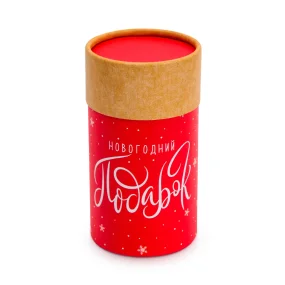 Geschenkbox-Röhre - Neujahrsgeschenk, Karton, 8 x 14,5 cm