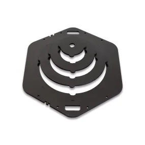 Ring sechseckig für Utschag 22 L aus 4 mm Stahl Ring sechseckig für Utschag 22 L aus 4 mm Stahl