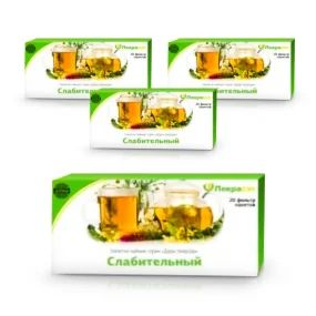 Teegetränk - Abführmittel, 20 Stk. x 1,5 g. х 4 Teegetränk - Abführmittel, 20 Stk. x 1,5 g. х 4