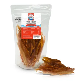 Филе Трески Путассу пикантное, солёное и вяленое, 200 г