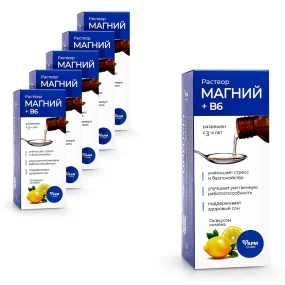 Magnesium + B6, Lösung, 250 ml х 6