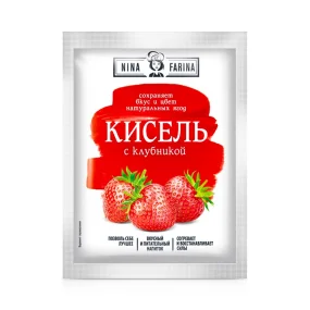 Кисель клубничный, Nina Farina, 110 г