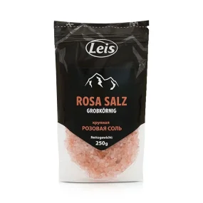 Rosa Salz grobkörnig, Druckverschluss, Leis, 250g 