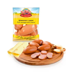Würstchen - Spikatschki mit Käse, geräuchert, Tri Porosenka, 400 g