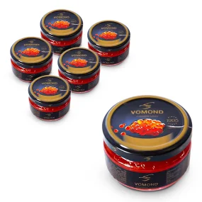Roter Lachskaviar, Imitation, Vomond, 6 x 110 g