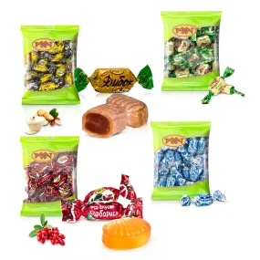 Probierpaket Karamell, Rakhat, 4 x 150 g