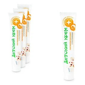 Kindercreme mit Panthenol und Milchproteinen, Domaschnij Doktor, 42 ml х 4 Kindercreme mit Panthenol und Milchproteinen, Domaschnij Doktor, 42 ml х 4