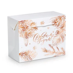 Подарочная коробка-пакет - С Новым Годом, 23 х 18 х 11 см