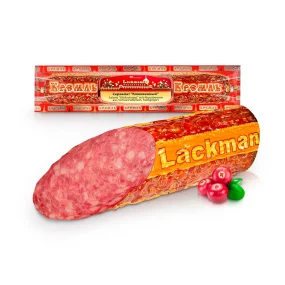 Wurst Serwelat, mit Moosbeeren, aus Schweinefleisch, Lackmann, 275 g