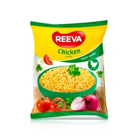 Лапша быстрого приготовления, со вкусом курицы, Рива, 60 г