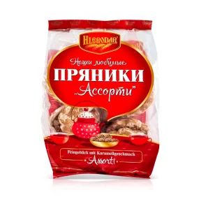 Süßgebäck Prjaniki - Assorti, Hlebodar, 400 g
