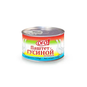 Паштет с куриной и гусиной печенью, 150 г Паштет с куриной и гусиной печенью, 150 г