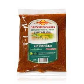 Chilli gemahlen, 100g aus Usbekistan
