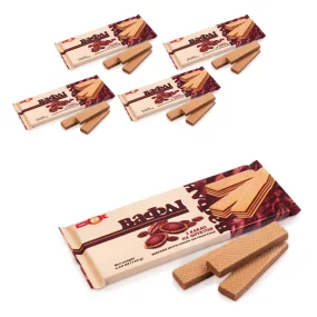 Waffeln mit Kakaogeschmack, mit Fruktose, HBF, 5 х 130 g