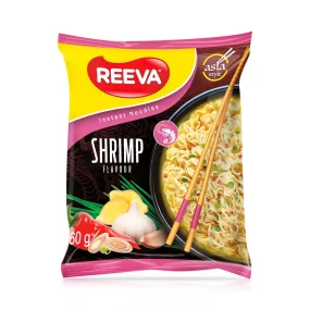 Instant Nudeln - REEVA, mit Garnelengeschmack, 60 g Instant Nudeln - REEVA, mit Garnelengeschmack, 60 g