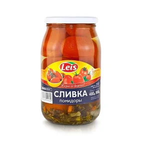 Томаты - Сливка, Leis, 880 г Томаты - Сливка, Leis, 880 г