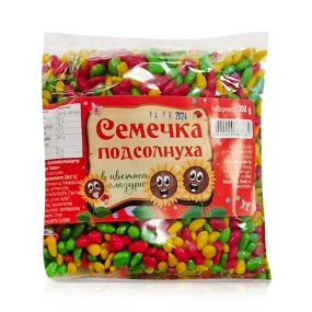 Драже - Семечка подсолнуха в цветной глазури, 300 г  Драже - Семечка подсолнуха в цветной глазури, 300 г