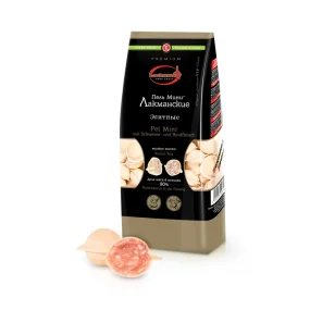 Пельмени - Элитные, с начинкой мяса свинины и говядины, Lackmann, 900 г