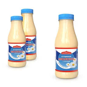 Gezuckerte Kondensmilch - Dovgan, 8,5 % Fett, 3 х 480 g Gezuckerte Kondensmilch - Dovgan, 8,5 % Fett, 3 х 480 g