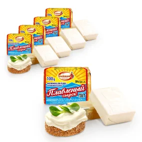 Сырок плавленый, 50 % жирности, Lackman, 5 х 100 г