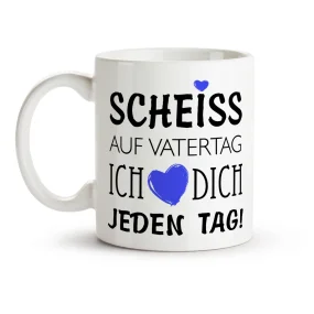 Кружка - Scheiss auf vatertag, керамика, 330 мл Кружка - Scheiss auf vatertag, керамика, 330 мл