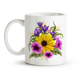 Tasse - Frühlingsstrauß, Keramik, 330 ml