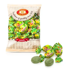 Hartkaramellen - Djusches, mit Birnengeschmack, BS, 200 g   