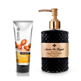 Set - Schwarze Perle, Flüssigseife + Handcreme