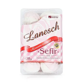 Schaumzuckerware - Lanesch, mit Vanille-Erdbeergeschmack, Neva, 420 g   