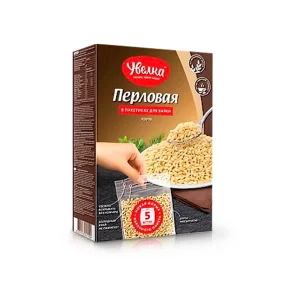 Крупа перловая, в пакетиках, Увелка, 5 х 80 г Крупа перловая, в пакетиках, Увелка, 5 х 80 г