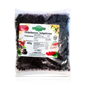 Heidelbeeren, tiefgefroren, 400 g Heidelbeeren, tiefgefroren, 400 g
