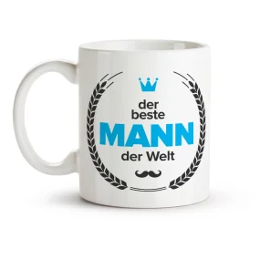 Кружка - Der beste Mann der Welt, керамика, 330 мл Кружка - Der beste Mann der Welt, керамика, 330 мл
