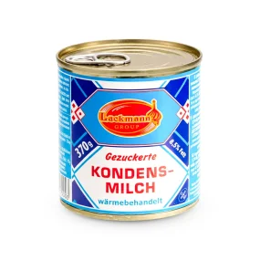 Gezuckerte Kondensmilch 8,5 % Fett, mit Verschlussring, 370 g 