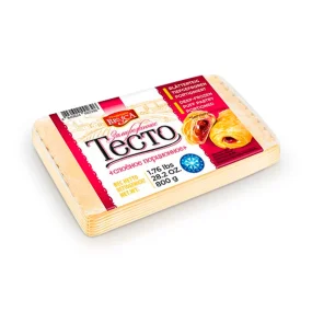 Тесто слоёное, порционное, Традиции вкуса, 800 г Тесто слоёное, порционное, Традиции вкуса, 800 г